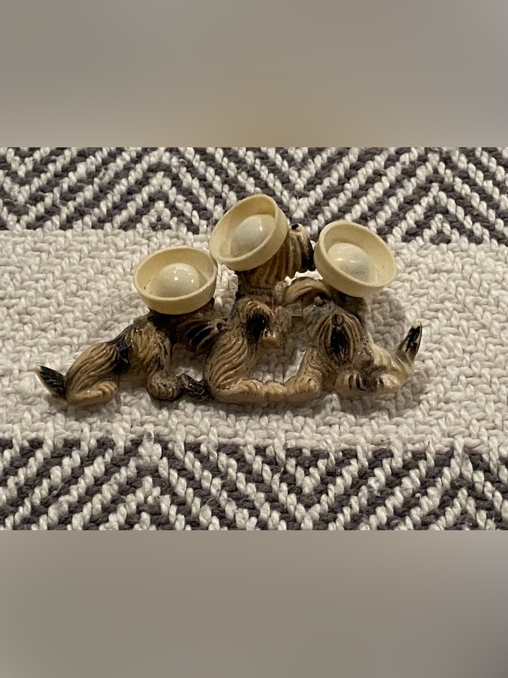 Vintage 1940s-1950s Japanese Scottie brooch